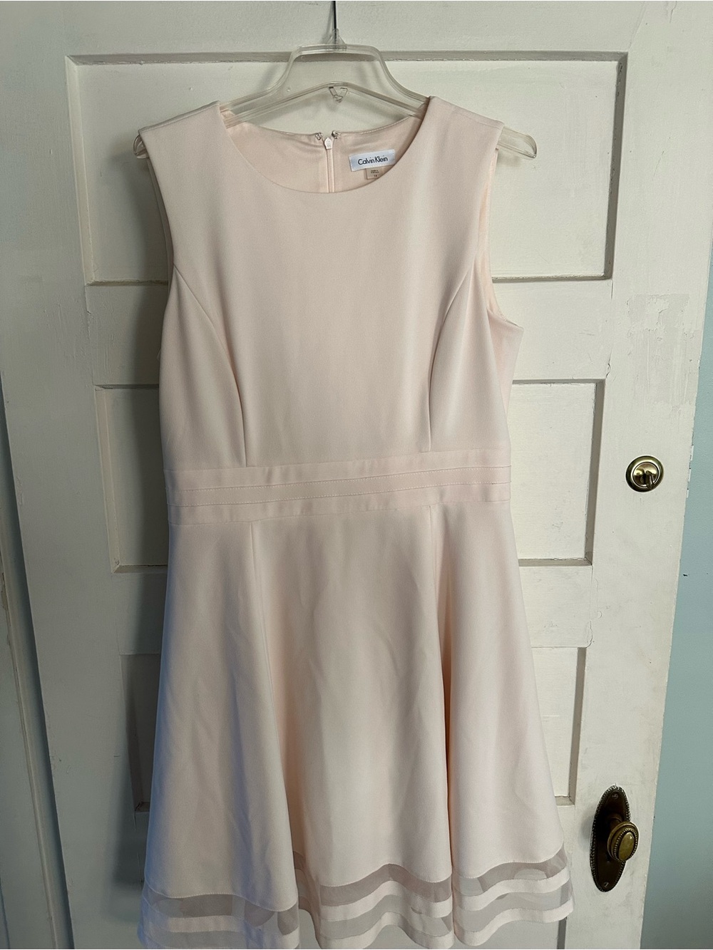 Calvin Klein Sleeveless Fit-and-Flare Dress